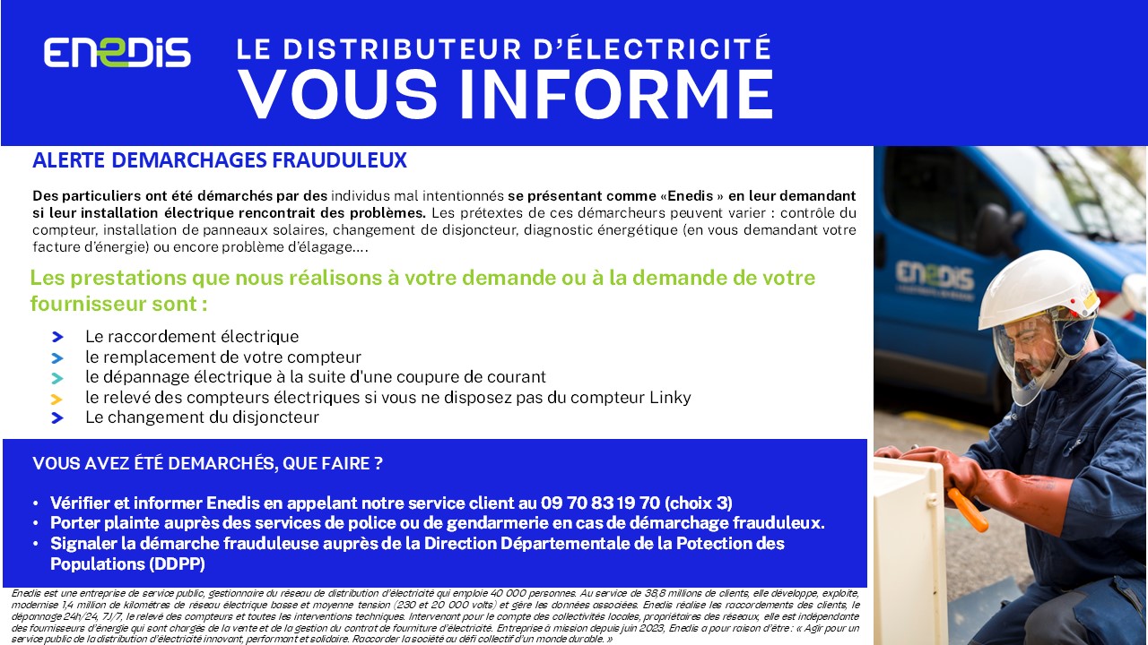 Attention démarchage frauduleux