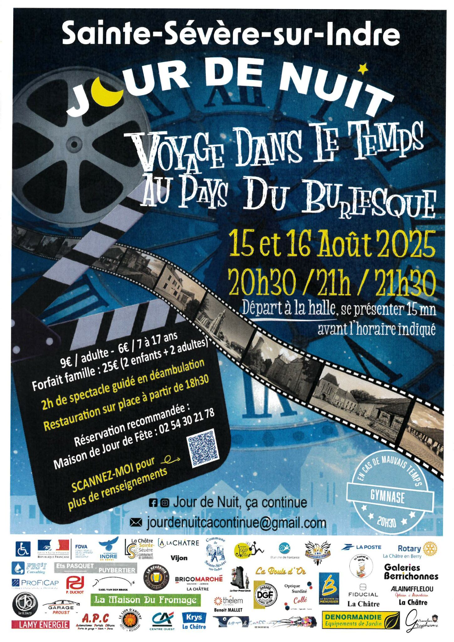 Jour de Nuit – Voyage dans le temps au pays du burlesque 15 et 16 août 2025