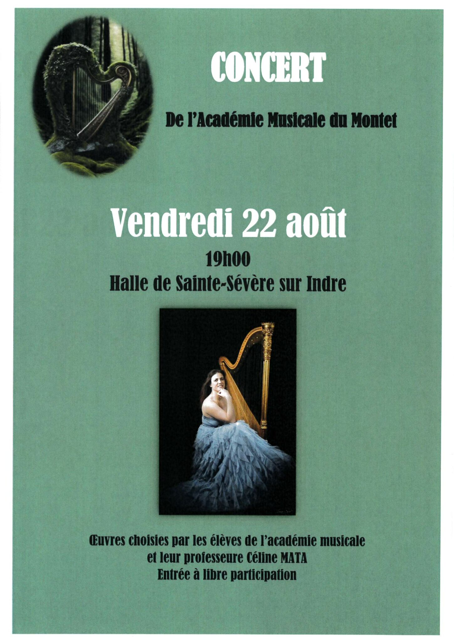 Concert sous la halle – vendredi 22 août