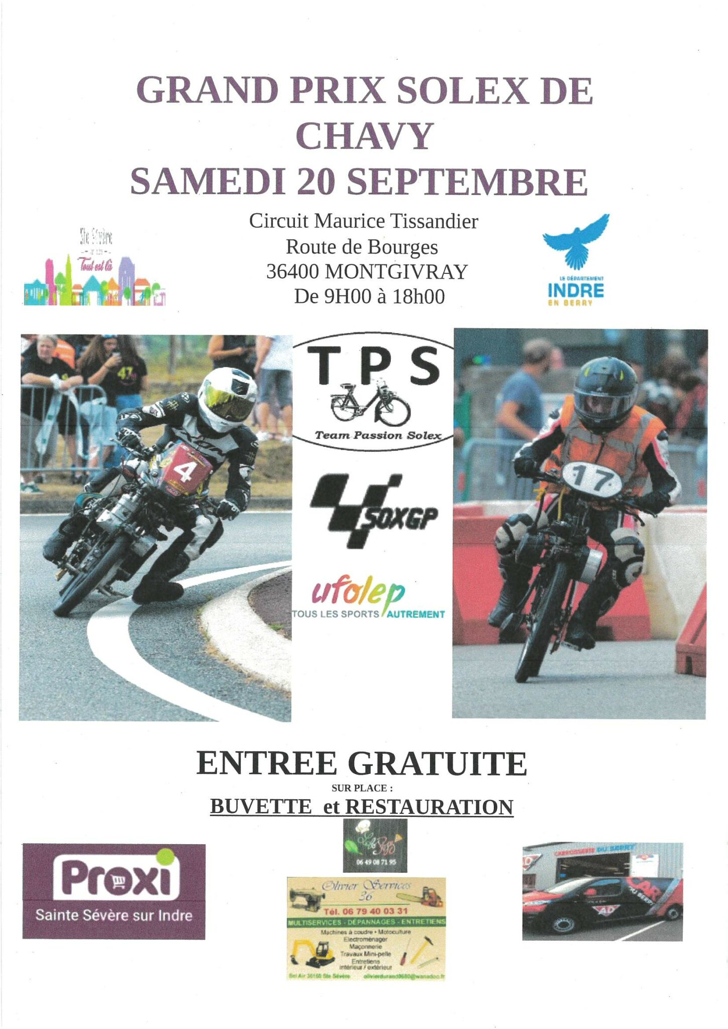 Grand prix solex avec la Team Passion Solex – samedi 20 septembre