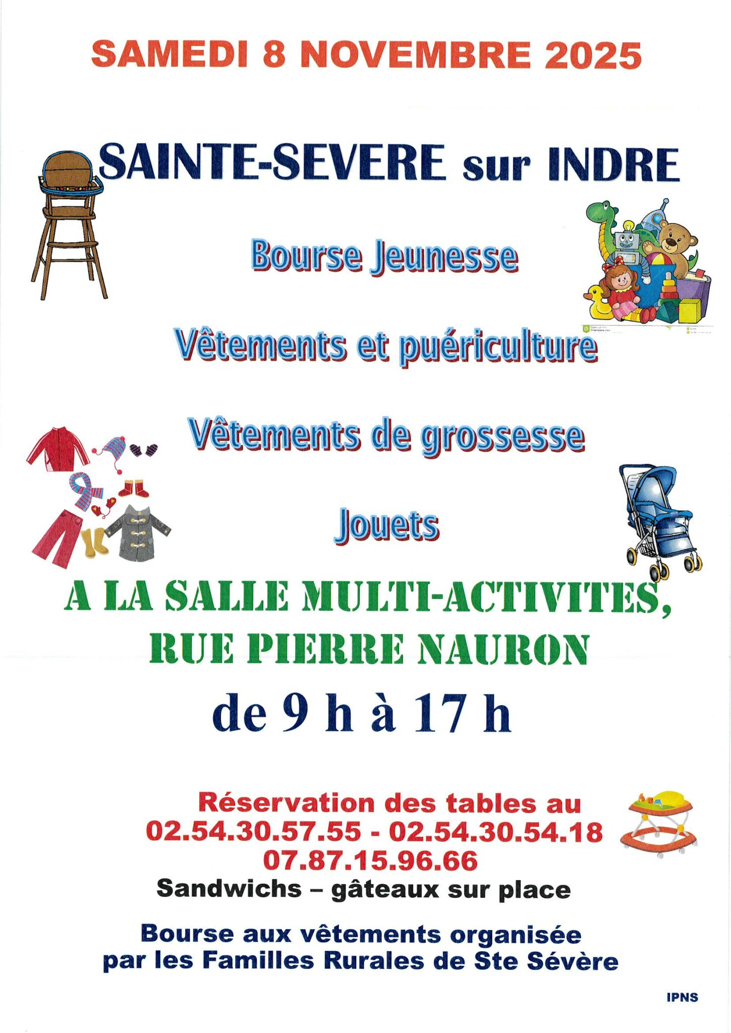 Bourse aux vêtements jeunesse – samedi 8 novembre