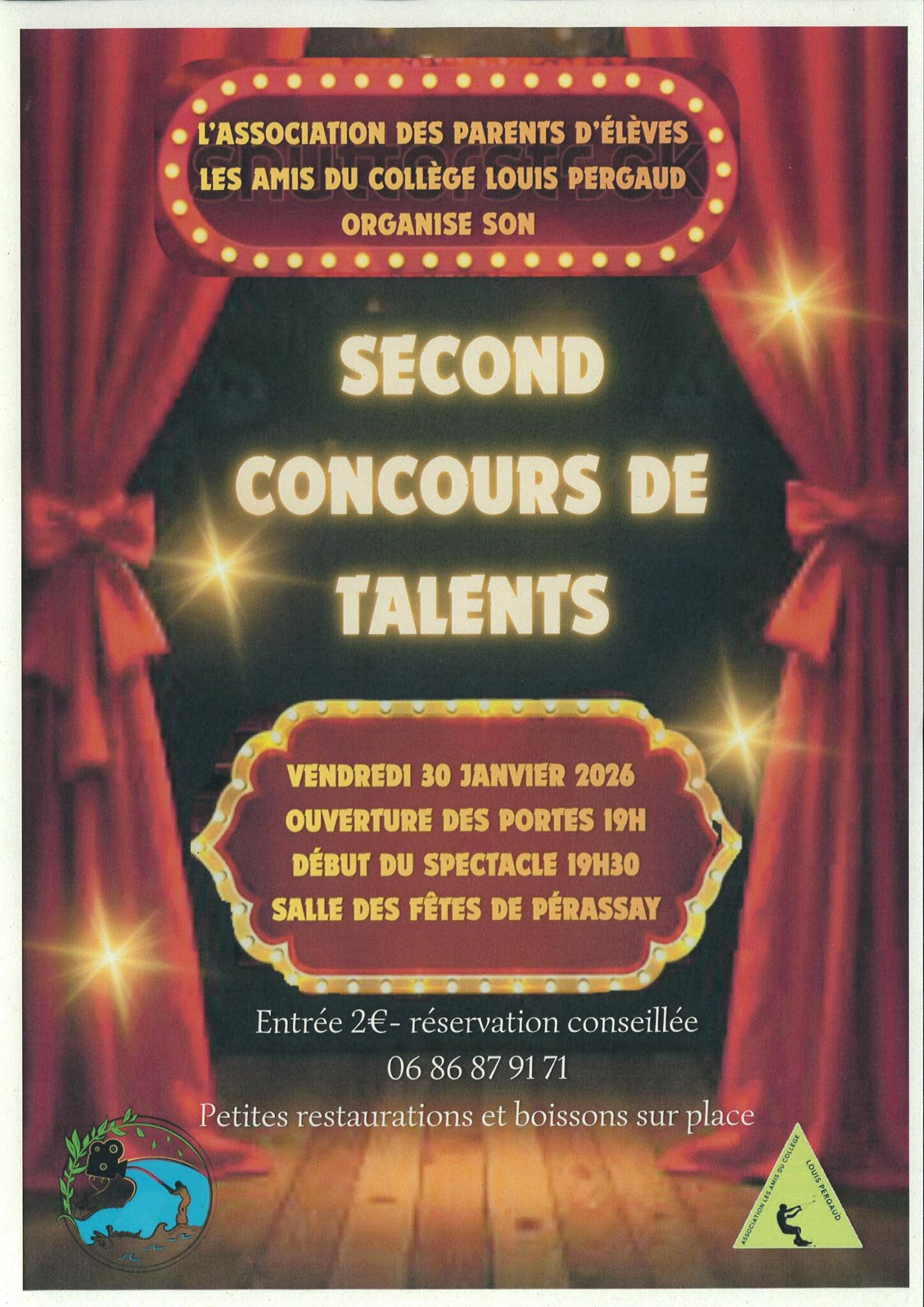 Second concours de talents – vendredi 30 janvier